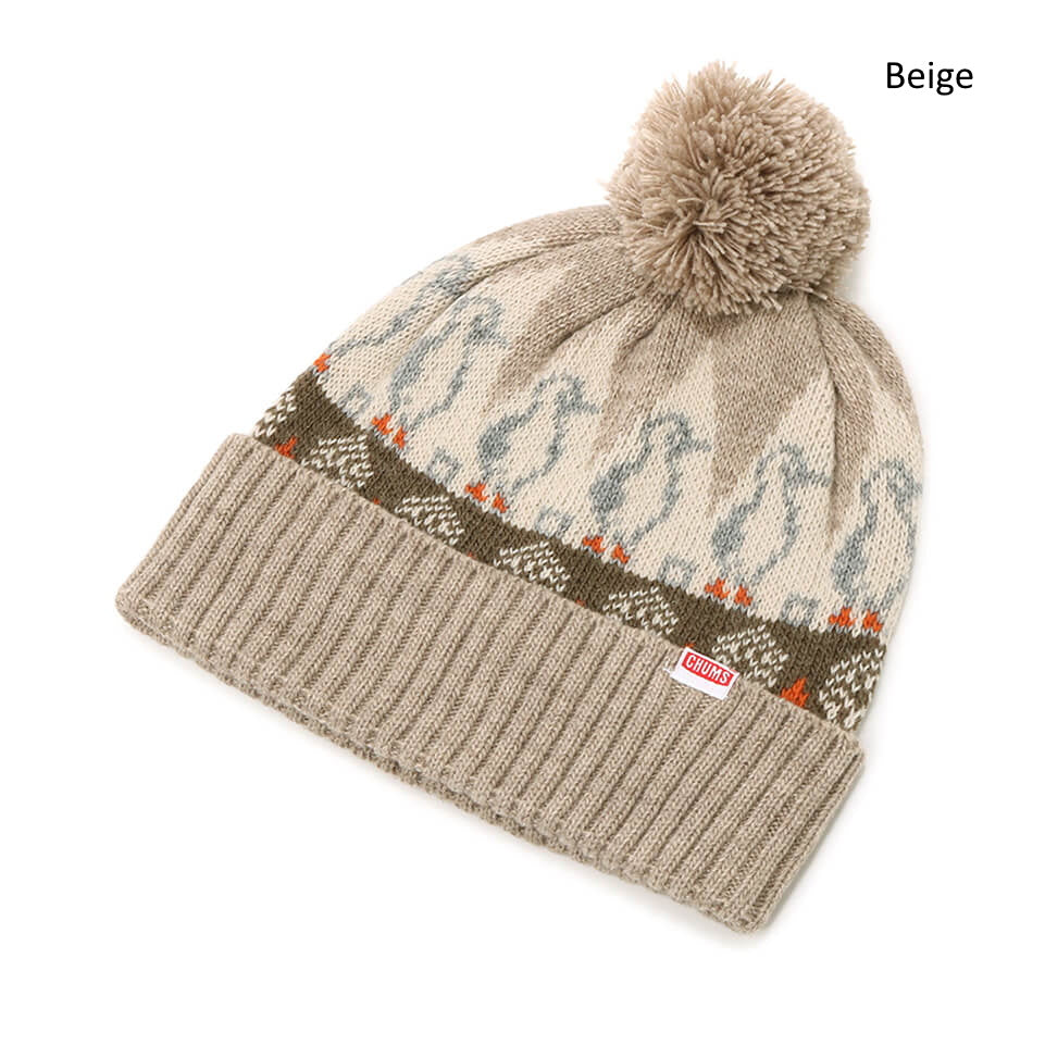 ブービーノルディックニットキャップ CHUMS チャムス Booby Nordic Knit Cap