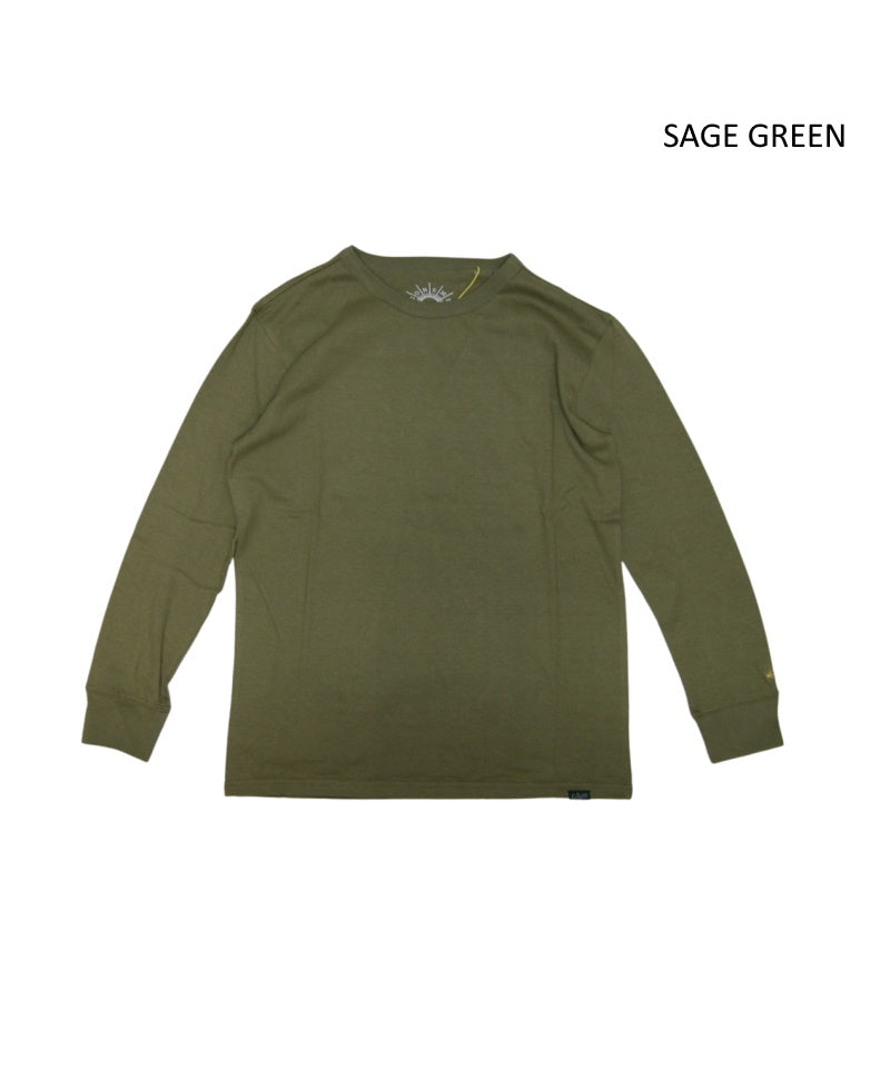 ゴーヘンプの定番インナー、サンブレンドウォーマーシリーズGOHEMP ゴーヘンプBASIC LONG SLEEVE TEE ベーシックロングスリーブTシャツ メンズ長袖Tシャツ インナー 秋冬 シンプルのコピーのコピー