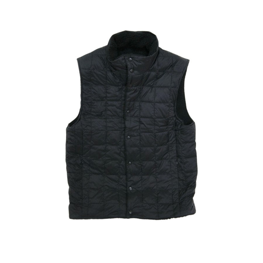 TAION×MANASTASH REVERSIBLE V-NECK DOWN ZIP CARDIGAN+REVERSIVLE STAND DOWN VEST SET マナスタッシュ メンズ 秋冬 アウター ヘンプ アウトドア 12way ダウンジャケット ダウンベスト ブラック BLACK