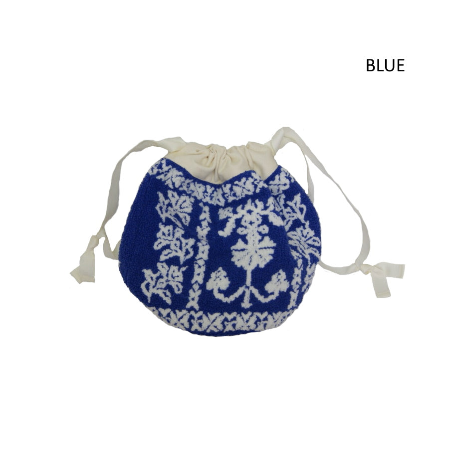 チャイハネ ラピSHO 巾着 パイル生地 秋冬 ボヘミアン