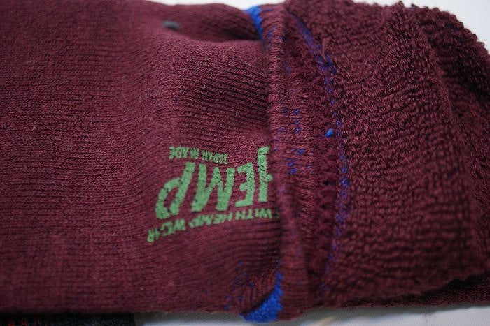 オーガニックコットン×ヘンプのパイル生地アンクルソックス2点までクリックポスト対応できます!GO HEMP PILE SHOES IN SOCKS