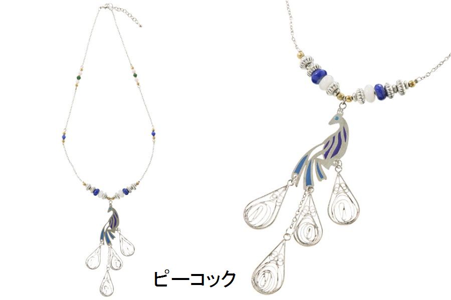チャイハネ・amina フィールネックレス 月モチーフ