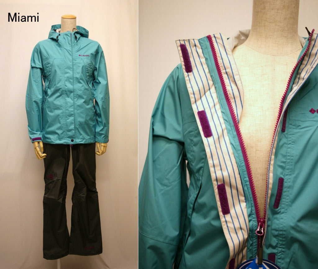 フェスやキャンプに!レインスーツ ColumbiaエメラルドテラインIIIウィメンズレインスーツ Emerald Terrain III Women's Rainsuit