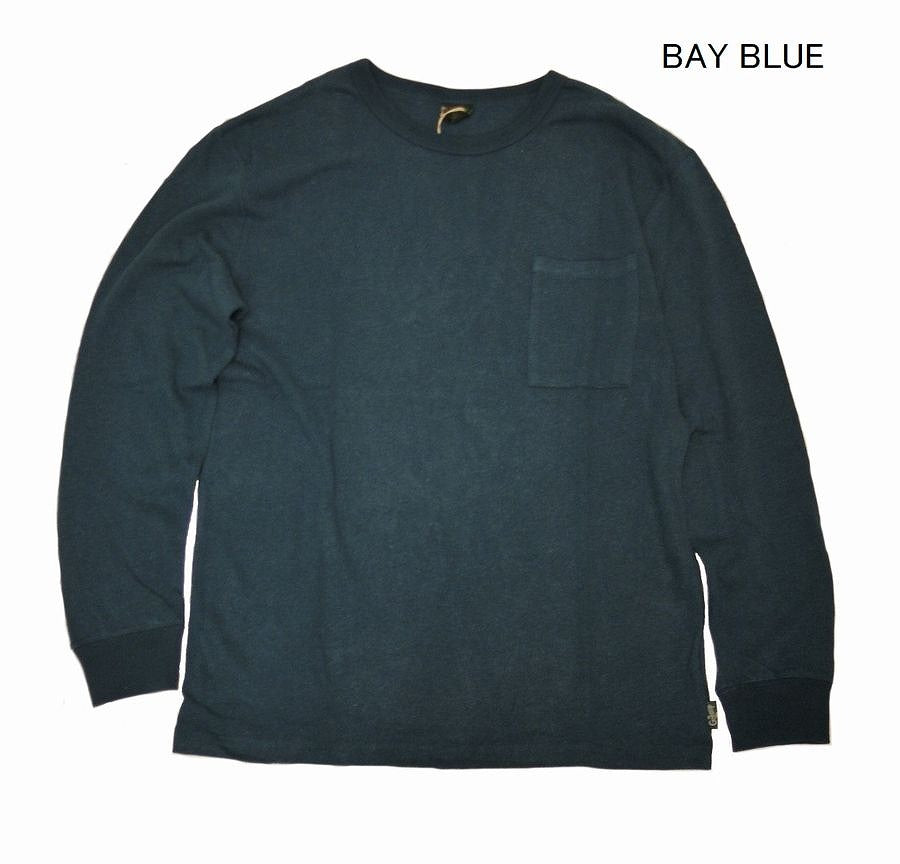 GO HEMPメンズベーシックロングスリーブTシャツ LOW PK TEE/HEAVY JERSEY