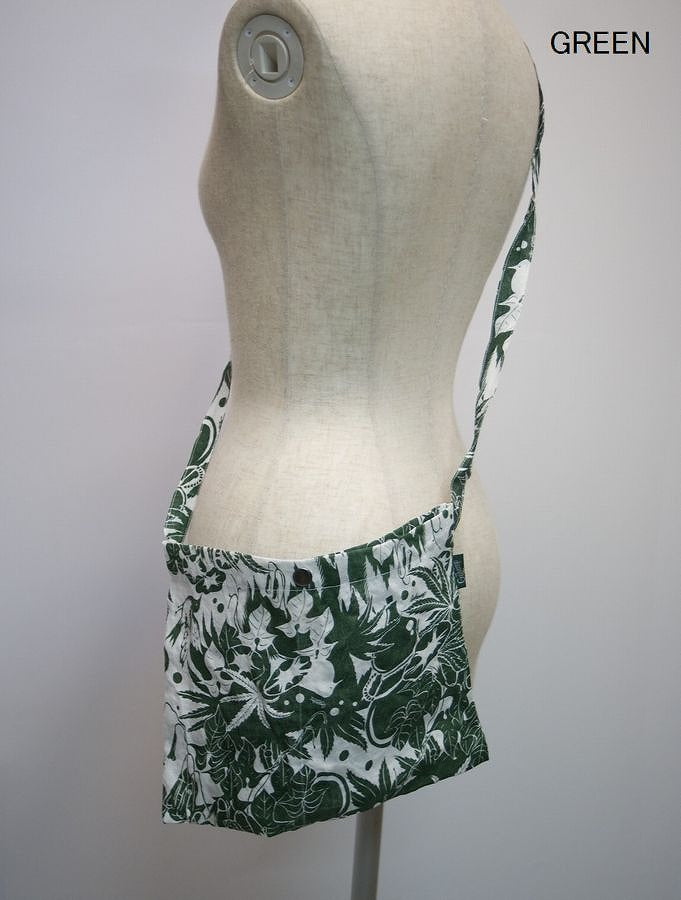 クリックポスト発送GO HEMP SACOCHE /“ 麻朝ひょうたん ” PRINT