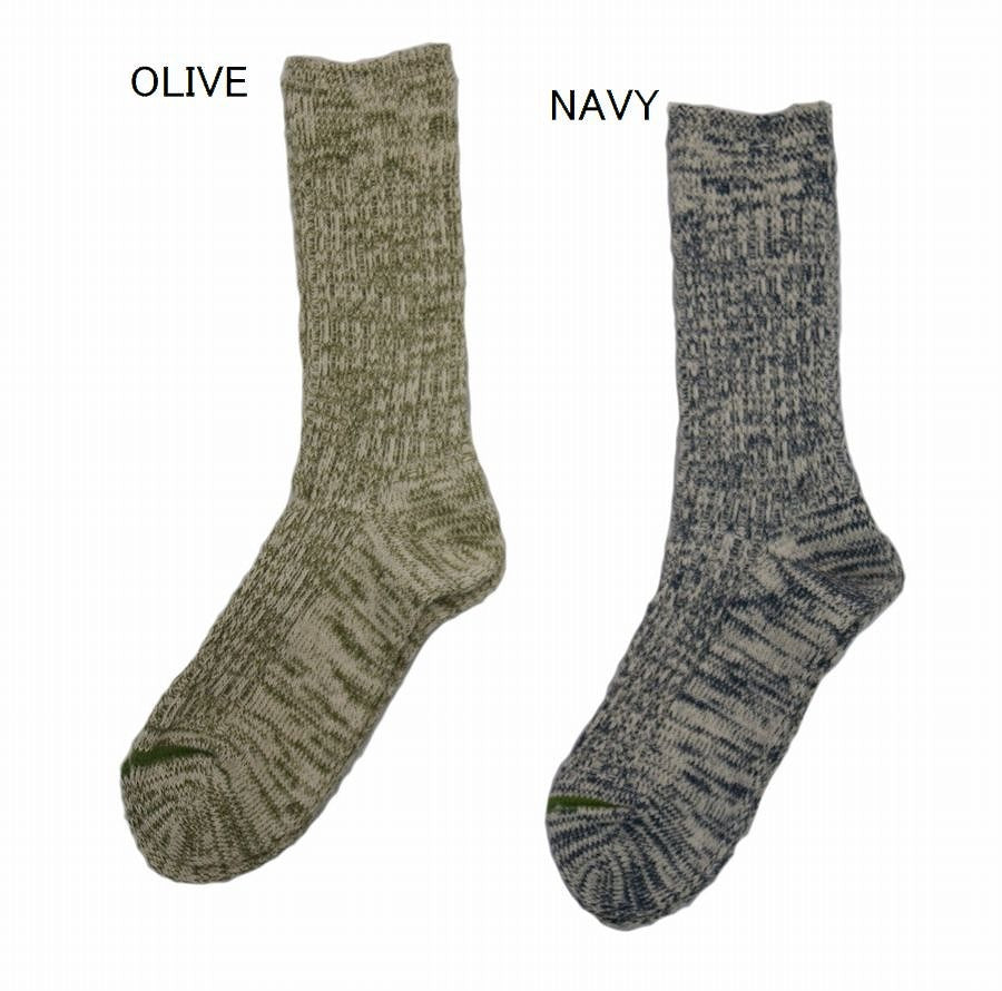 ソックス 靴下 GO HEMPORGANIC COTTON×HEMP PILE CREW SOCKS/×ANONYMOUSISIM