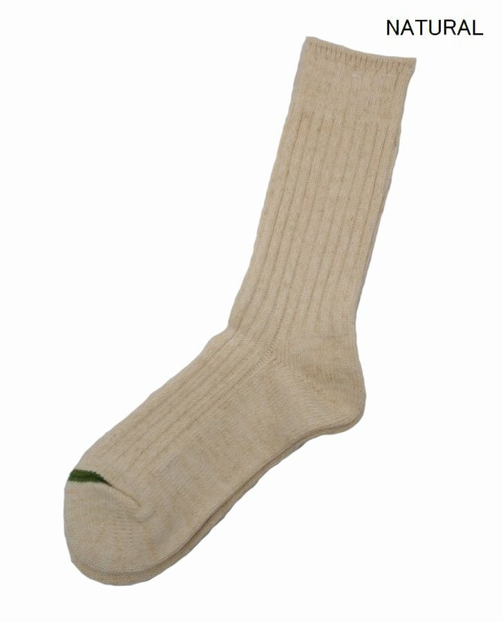 ソックス 靴下 GO HEMPORGANIC COTTON×HEMP PILE CREW SOCKS/×ANONYMOUSISIM