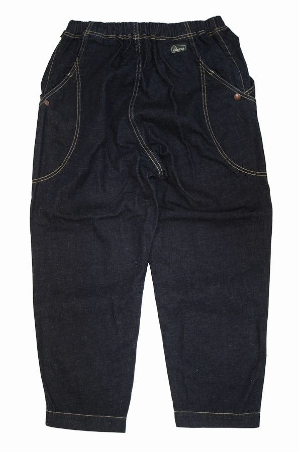 ヘンプコットンデニム 9分丈ほどのアンクルカット仕様GO HEMP ゴーヘンプ HIGH EXPLORER PANTS/12ozH/C DENIM ハイエクスプローラーパンツ ONE WASH ワンウォッシュ