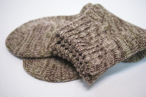 アノニマスイズムとGO HEMPのコラボソックスGO HEMP ゴーヘンプ MIX PILE QUARTER SOCKS
