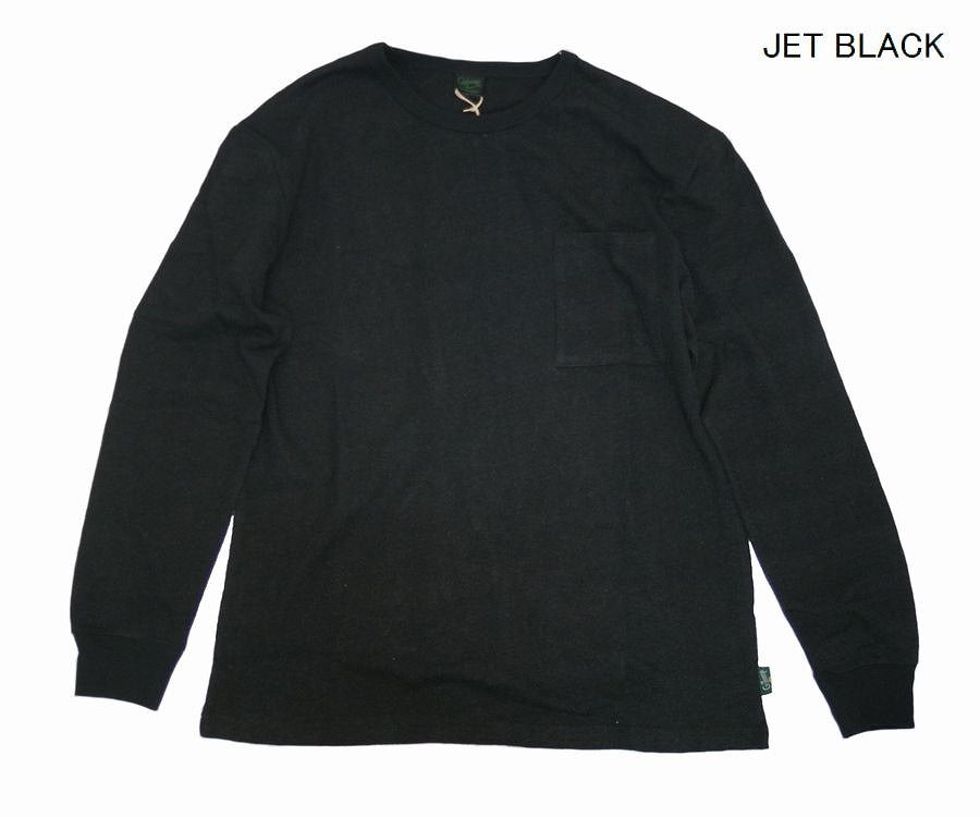ヘンプコットン ヘンプヘビージャージーGOHEMP ゴーヘンプメンズベーシックロングスリーブTシャツ LOW POCKET TEE メンズ長袖