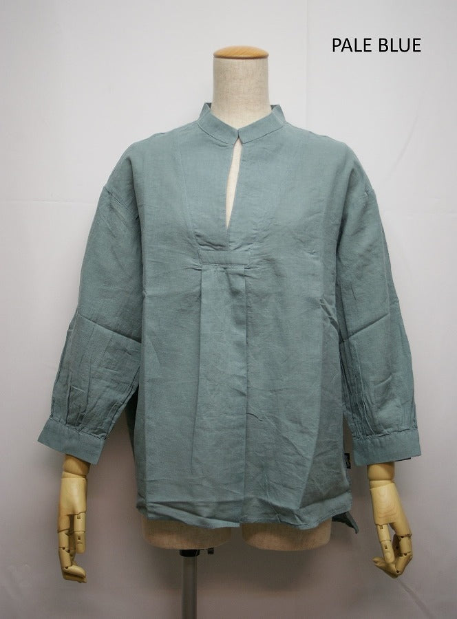 ゆったりとしたデザインのヘンプコットンシャツGOHEMP ゴーヘンプHEALING SHIRTS ヒーリングシャツ レディースシャツ ガーゼ生地