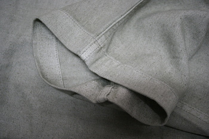 ヘンプと廃棄ペットボトルの再利用繊維を混紡した生地を使用 GOHEMP ゴーヘンプ ONE TUCK ACTIVE PANTS ワンタックアクティブパンツ 9分丈パンツ