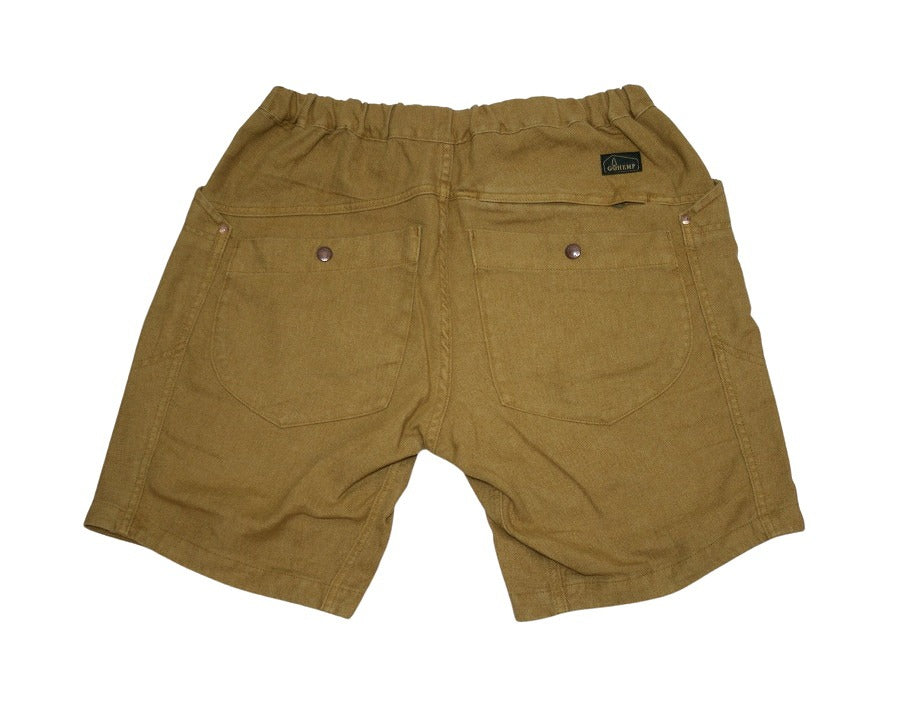「TRAVELIN PANTS」のショーツタイプが登場 GOHEMP ゴーヘンプ TRAVELOR EASY SHORTS トラベラーイージーショーツ ショートパンツ ヘンプ リサイクルポリエステル アウトドア キャンプ