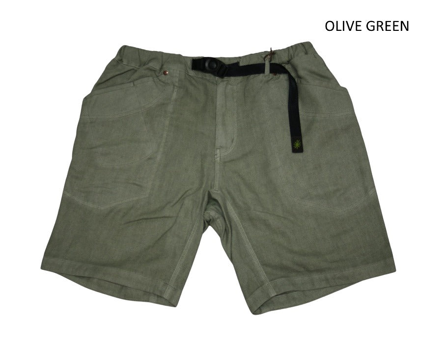 「TRAVELIN PANTS」のショーツタイプが登場 GOHEMP ゴーヘンプ TRAVELOR EASY SHORTS トラベラーイージーショーツ ショートパンツ ヘンプ リサイクルポリエステル アウトドア キャンプ
