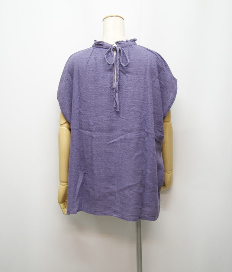 GOHEMPのレディースブランドLINDEN BLOSSOMGOHEMP ゴーヘンプSUMMER TRIP DRAWSTRING BLOUSE レディースブラウス ガーゼ生地 サマートリップドローストリングブラウス ヘンプ オーガニックコットン