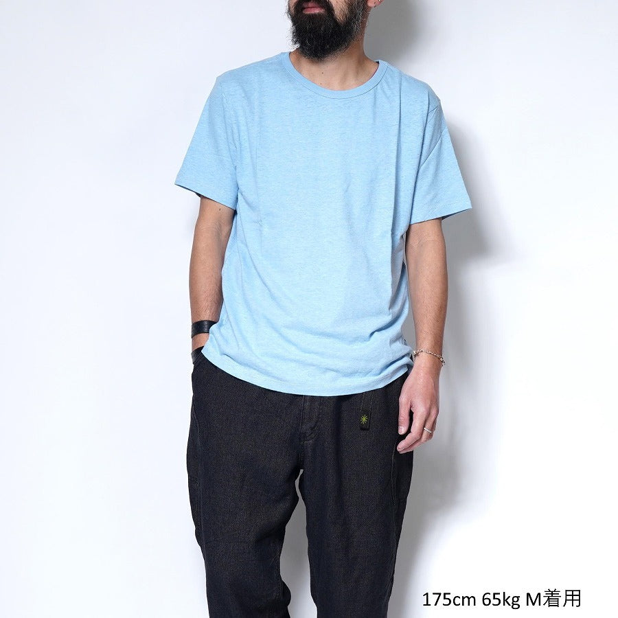 クリックポスト発送!ヘンプ&オーガニックコットンGO HEMP ゴーヘンプメンズベーシックTシャツ BASIC SHORT SLEEVE TEE