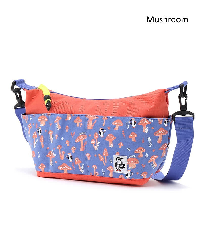 長年愛される、CHUMS定番のショルダーバッグCHUMS チャムスコレクトショルダースウェットナイロン collect shoulder sweat nylon mushroom shooting star ショルダーバッグ