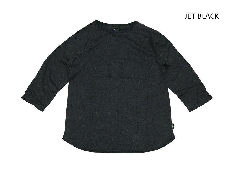 ヘンプ&オーガニックコットン GOHEMP ゴーヘンプBASEBALL TEE メンズ レディース ラグラン ベースボールTシャツ 7分袖 秋冬 シンプル