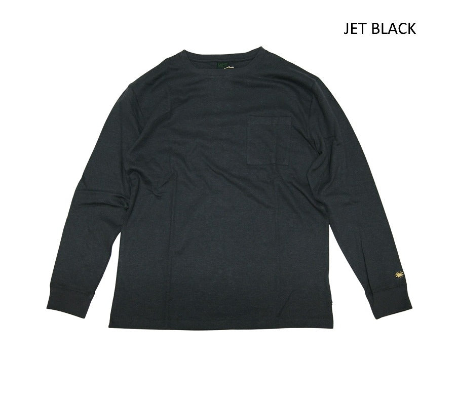 ヘンプコットン ヘンプヘビージャージーGOHEMP ゴーヘンプメンズベーシックロングスリーブTシャツ LOW POCKET TEE メンズ長袖 秋冬 シンプル