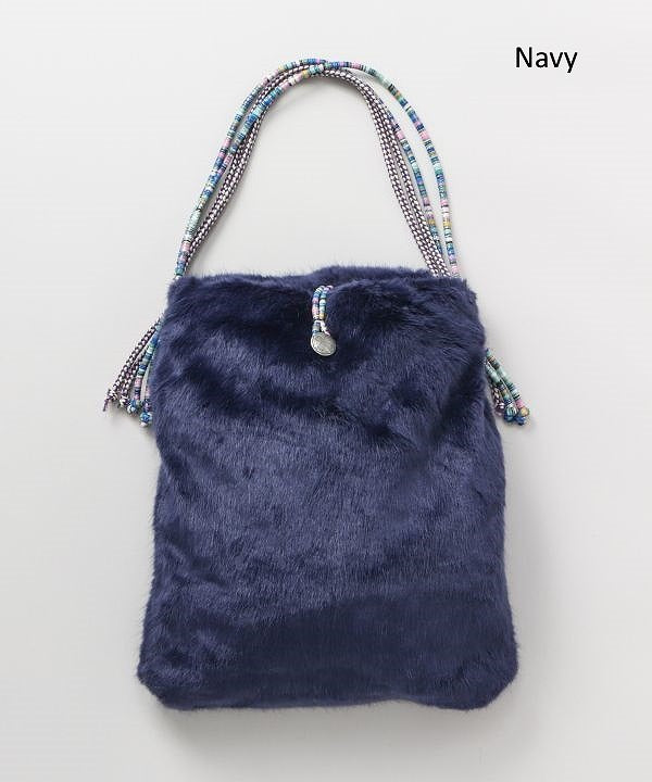 チャイハネ・アミナコレクション パミールBAG ファー トートバッグ ボヘミアン 秋冬