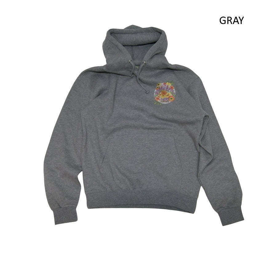 全てペンのみで仕上げた手描きによるアートワークHAVE A GRATEFUL DAYSWEAT HOODIE -BLOOM GOWEST ゴーウエスト GOHEMP ゴーヘンプ パーカー スウェット 秋冬 厚手