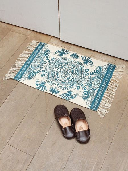 チャイハネ アミナコレクション トライバルMAT(65cm) 玄関マット トイレマット