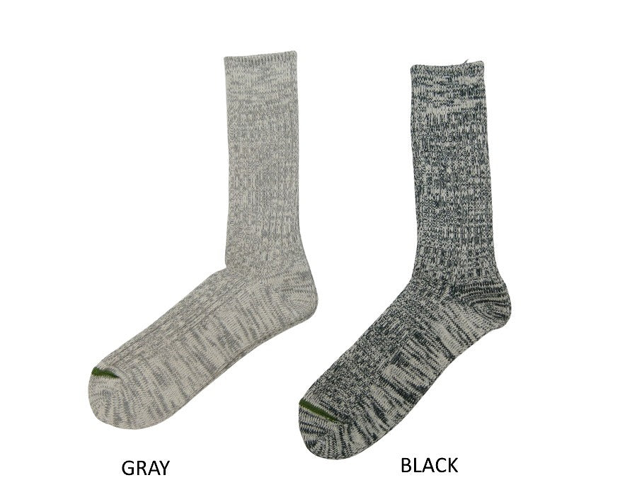 ソックス 靴下 GO HEMPORGANIC COTTON×HEMP PILE CREW SOCKS/×ANONYMOUSISIM