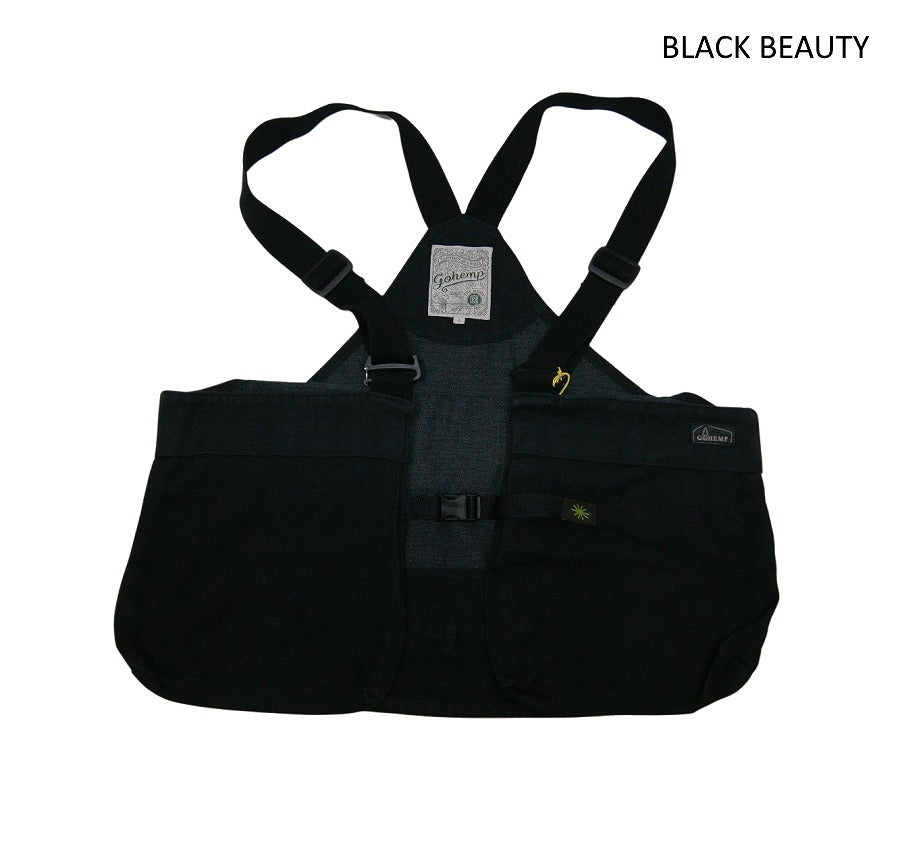 リサイクルポリを使用した拘りのオリジナル生地を使用したシリーズGOHEMP ゴーヘンプTRAVEL CARGO VEST トラベルカーゴベスト キャンプ アウトドア