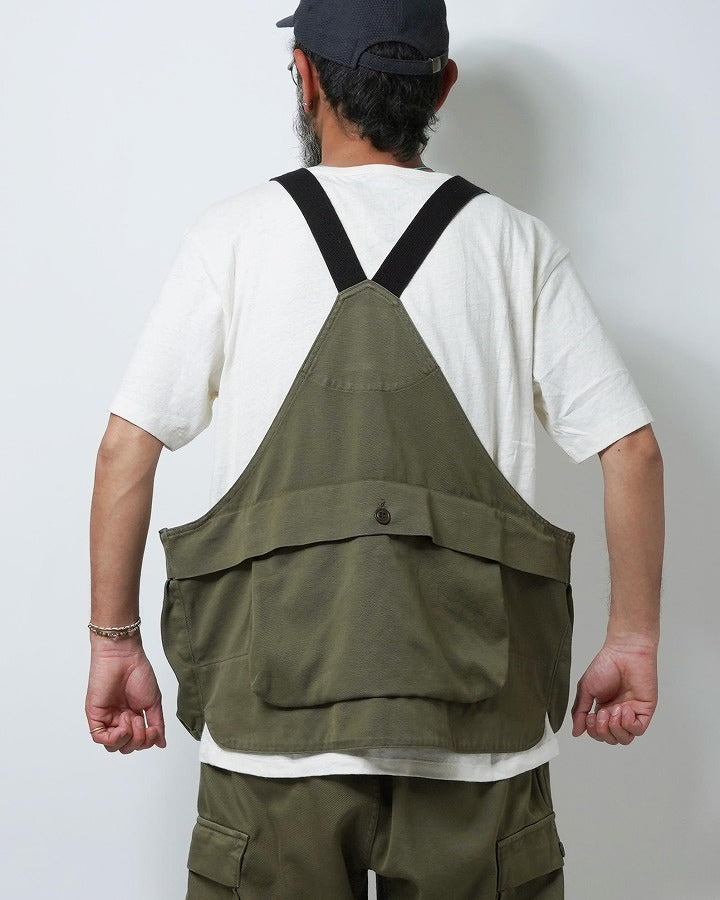 リサイクルポリを使用した拘りのオリジナル生地を使用したシリーズGOHEMP ゴーヘンプTRAVEL CARGO VEST トラベルカーゴベスト キャンプ アウトドア
