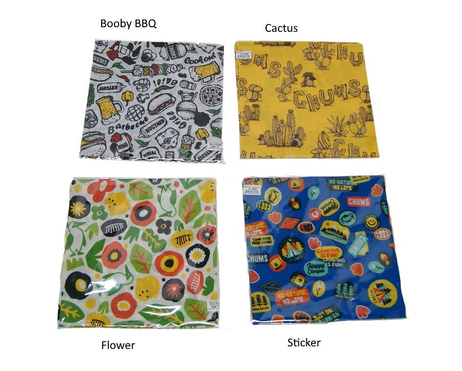 ハンカチやテーブルクロスにもクリックポスト発送CHUMS チャムス Bandana バンダナ ハンカチ マルチクロス