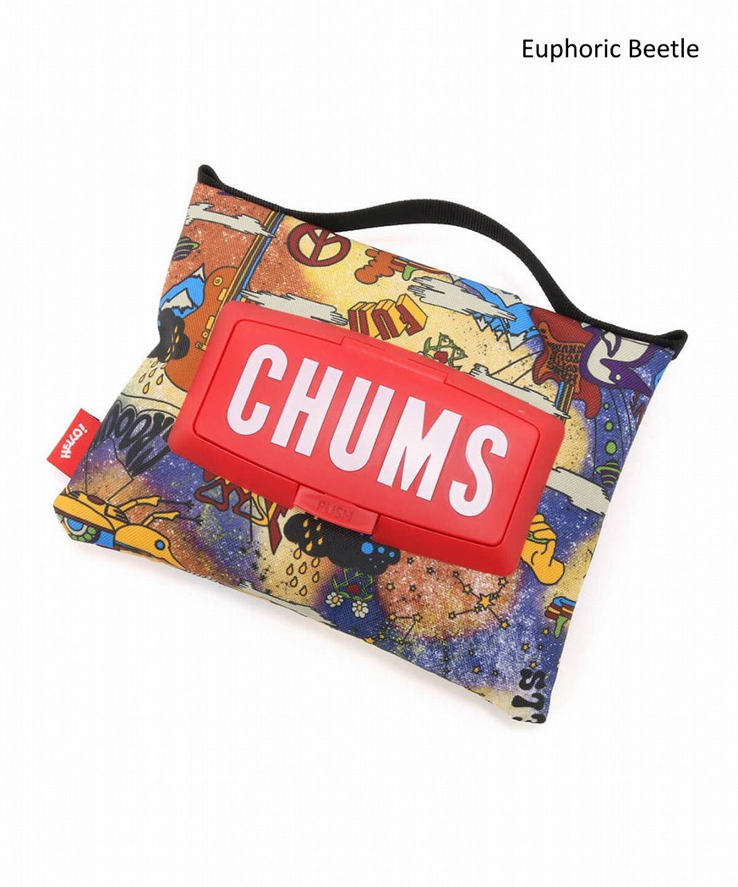 ウエットティッシュをお洒落におめかしできる収納ケースクリックポスト発送!!CHUMS チャムスリサイクルウェットティッシュケース Recycle wet tissue case キャンプ アウトドア