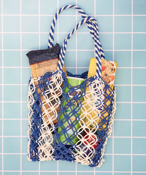 チャイハネ・アミナコレクション マクラメBAG トートバッグ コットンロープ編み 春夏