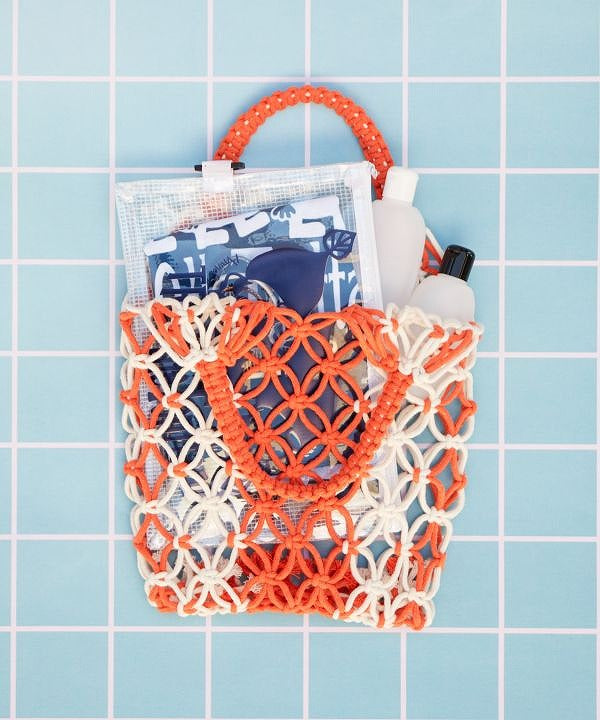 チャイハネ・アミナコレクション マクラメミニBAG ハンドバッグ コットンロープ編み 春夏