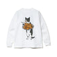go slow caravan ゴースローキャラバン 超ヘビーUSA/C ナポリタン猫 ロングスリーブ TEE (MENS/WOMENS)