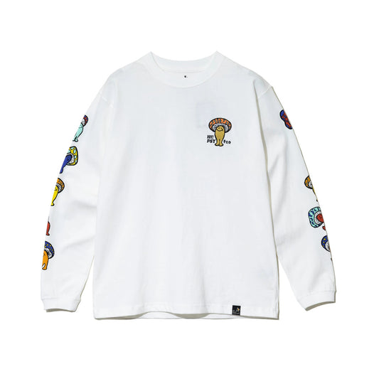 go slow caravan ゴースローキャラバン USA/C Hi!PSY!キノコ ロングスリーブ TEE (MENS)