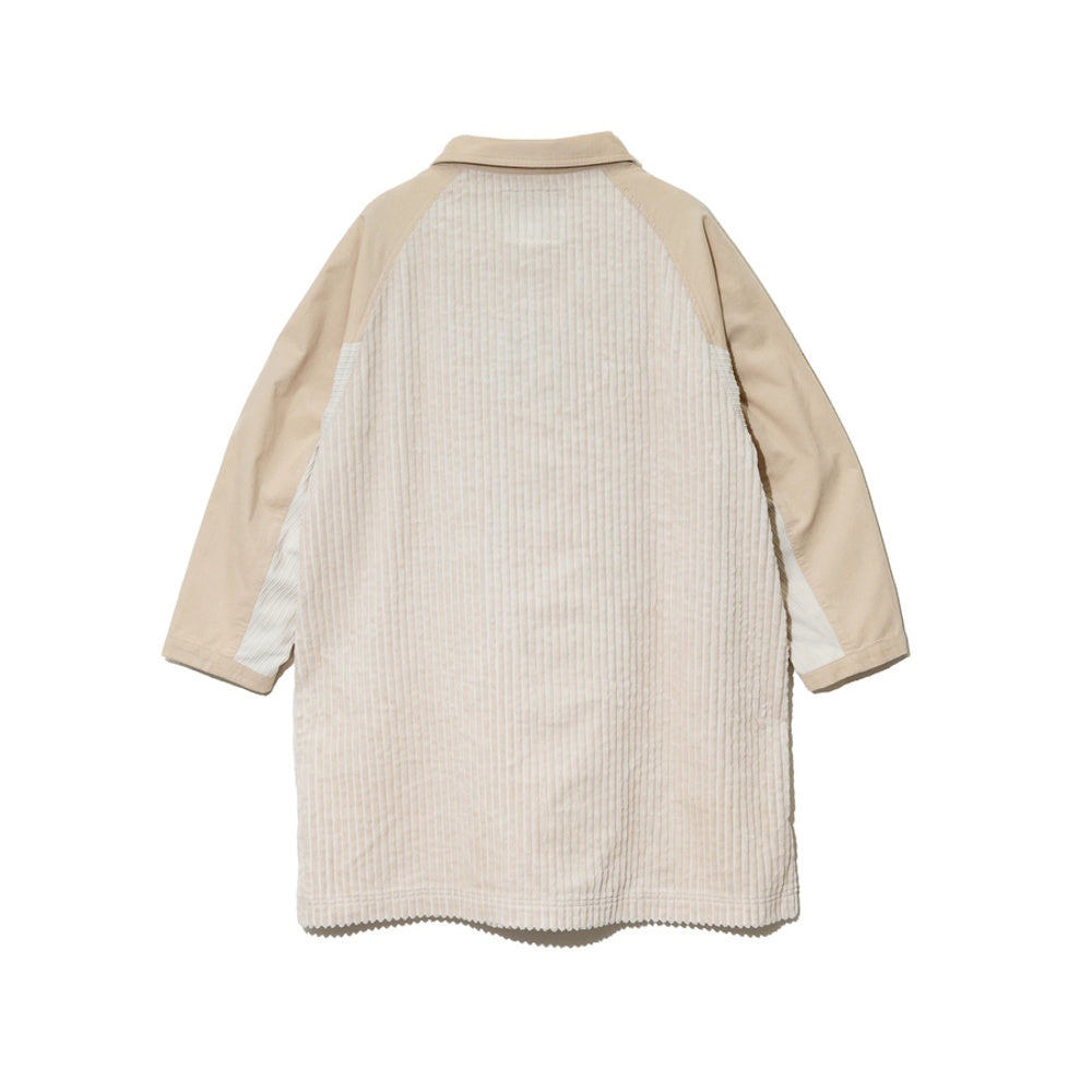go slow caravan ゴースローキャラバン コーデュロイ切替ミドルコート (WOMENS)