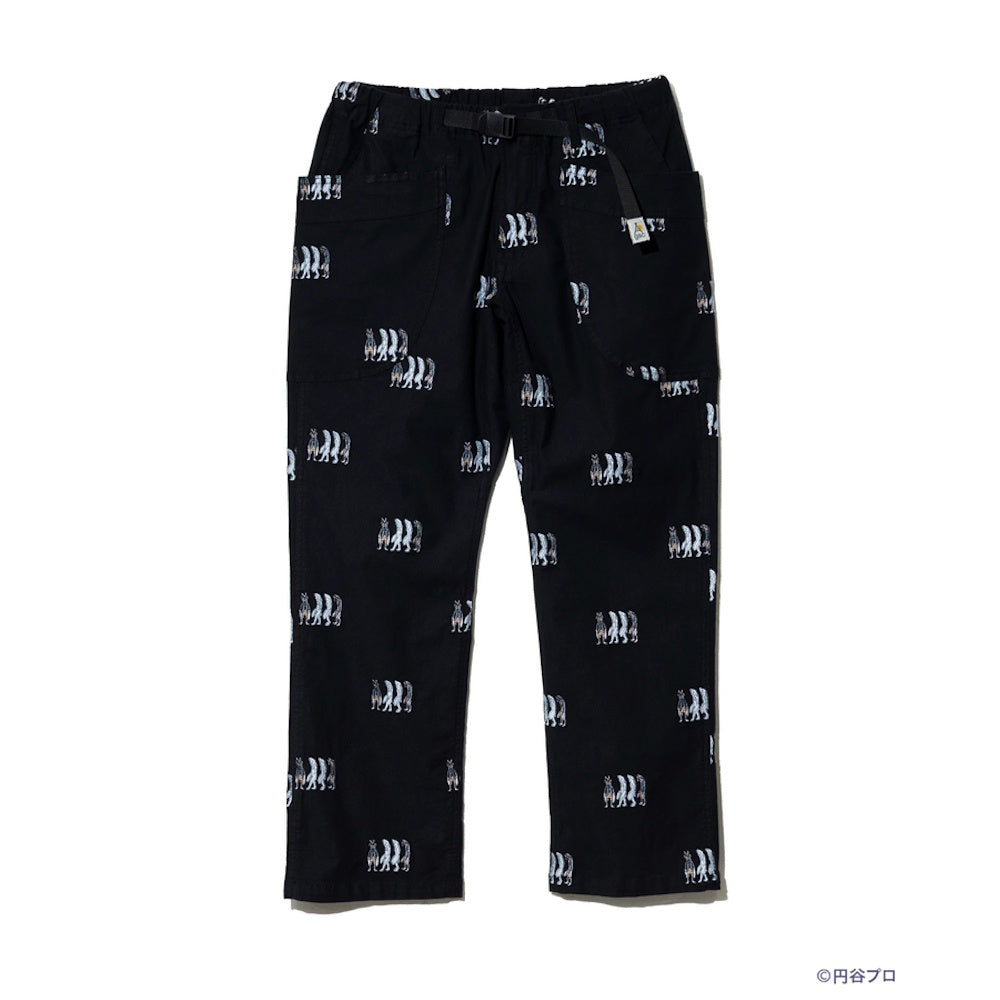 go slow caravan ゴースローキャラバン 【ウルトラマン×go slow caravan】ストレッチオックス 怪獣刺繍脇ポケパンツ (MENS)