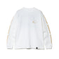 go slow caravan ゴースローキャラバン USA/C スクエアLOGOバックプリントロングスリーブ TEE (MENS)