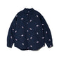 go slow caravan ゴースローキャラバン オックス総柄プリントR/Gシャツ (MENS/WOMENS)