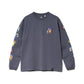go slow caravan ゴースローキャラバン USA/C Hi!PSY!キノコ ロングスリーブ TEE (MENS)