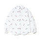 go slow caravan ゴースローキャラバン オックス総柄プリントR/Gシャツ (MENS/WOMENS)