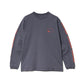 go slow caravan ゴースローキャラバン USA/C スクエアLOGOバックプリントロングスリーブ TEE (MENS)