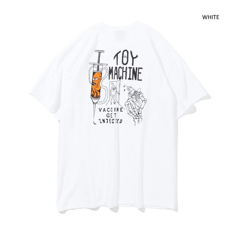 TOY MACHINE トイマシーン VACCINE GET INJECTED SS TEE 春夏　メンズ