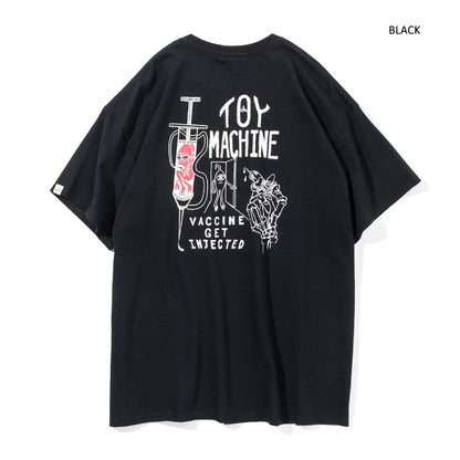 TOY MACHINE トイマシーン VACCINE GET INJECTED SS TEE 春夏　メンズ