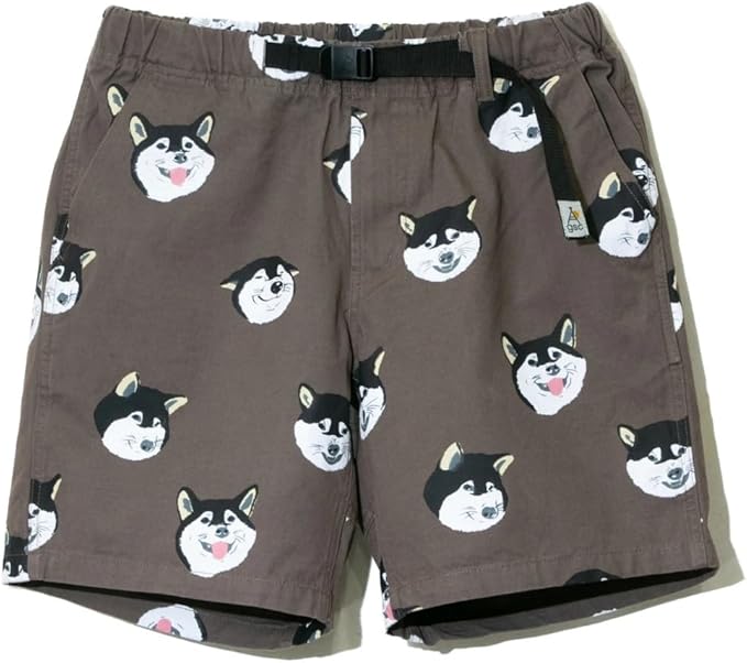 go slow caravan ゴースローキャラバン キャンバス総柄プリントイージーショーツ (MENS/WOMENS) メンズ　レディース　柴犬　ショーツ　春夏　サイズS