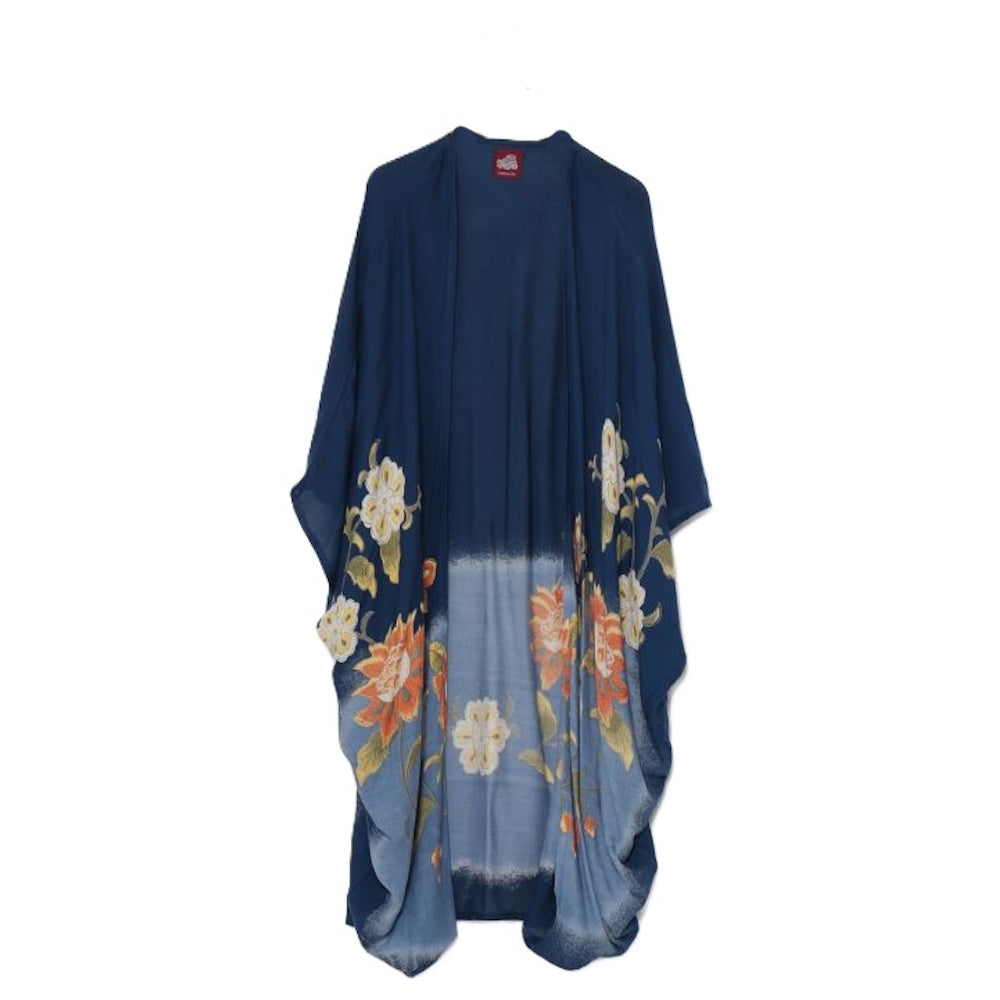 倭物やカヤ　【ＵＶカット加工】花笑み振袖羽織　7IA-1125