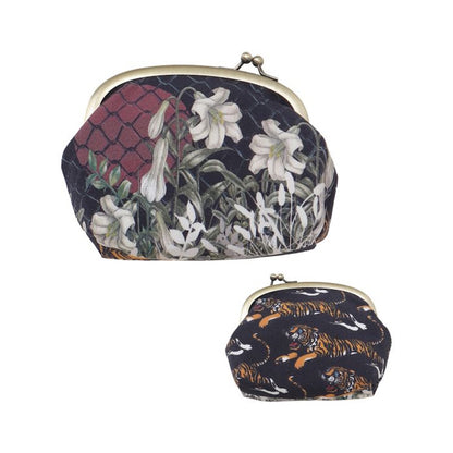 倭物やカヤ　マルチがま口《重宗玉緒×倭物やカヤ》　がま口　財布　和装 小物入れ　ポーチ