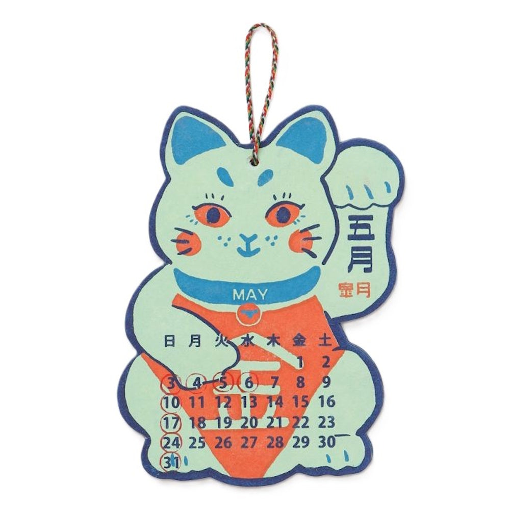 倭物やカヤ 2026 招き猫カレンダー