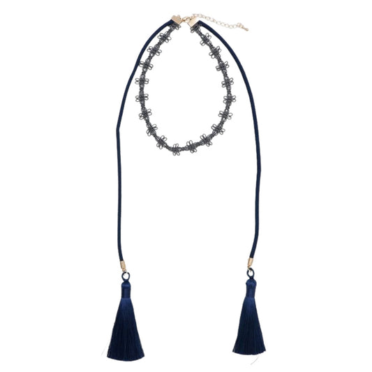 倭物やカヤ　ふさ飾りネックレス