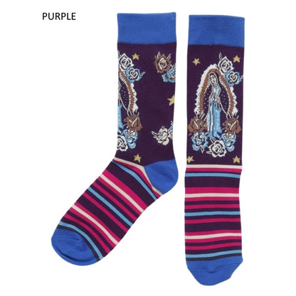 チャイハネ　アミナコレクション クリックポスト発送　24cm グアダミドルソックス レディース　グアダルーペ